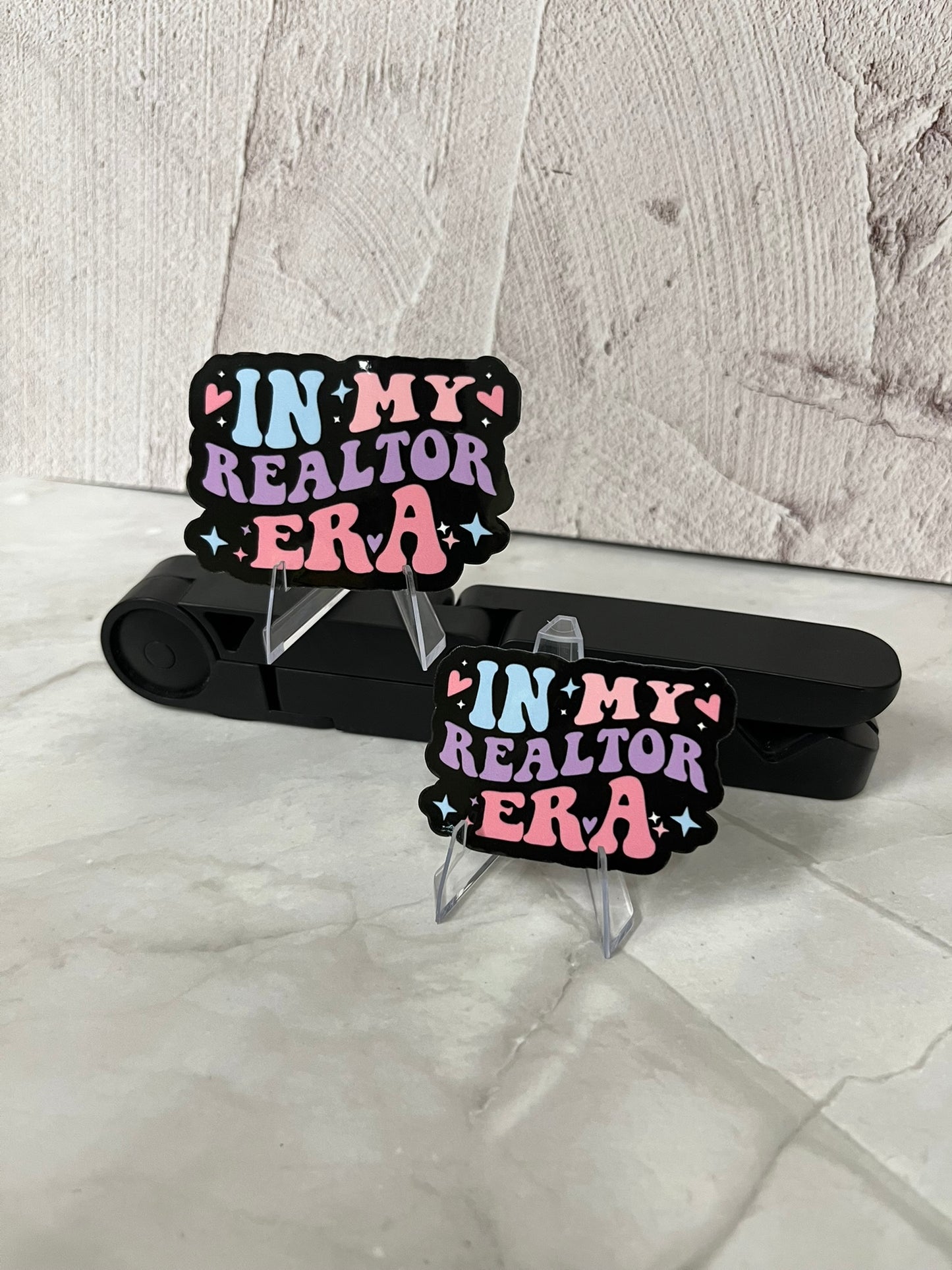 In My Realtor Era Waterproof Sticker | Real Estate Vinyl | 2 Size Options | Laptop Yeti Stanley Cooler+