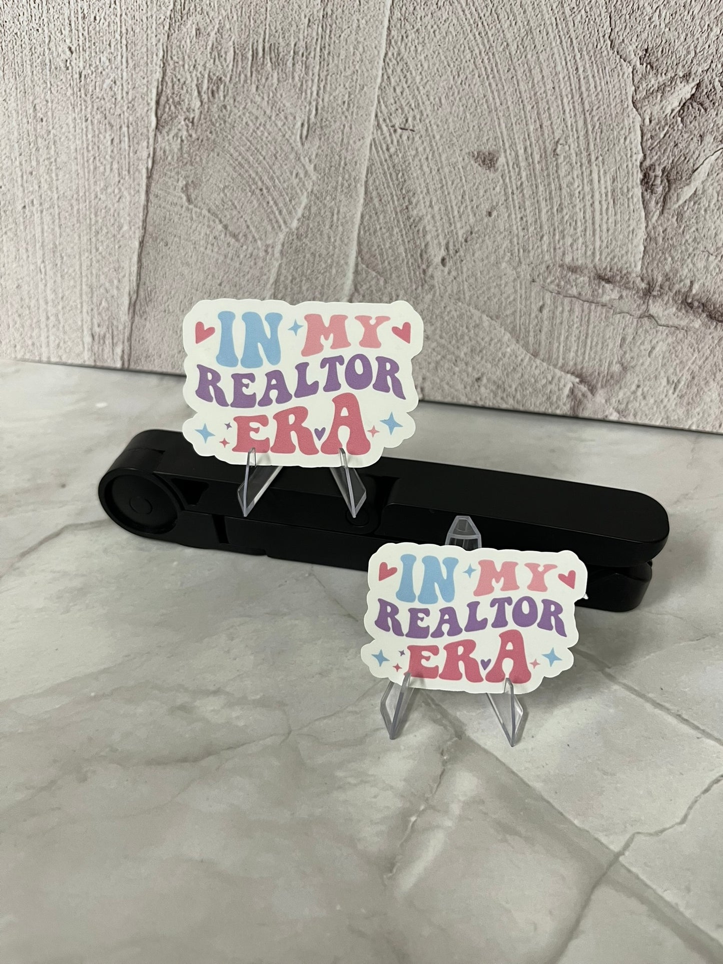 In My Realtor Era Waterproof Sticker | Real Estate Vinyl | 2 Size Options | Laptop Yeti Stanley Cooler+
