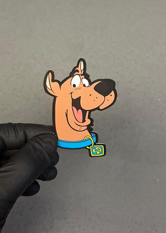 Classic Scooby-Doo Waterproof Sticker | Cartoon Dog Icon | Hanna-Barbera Retro Decal | 2.75"x1.75" Mystery INC, Yeti, Kindle, Cooler + More